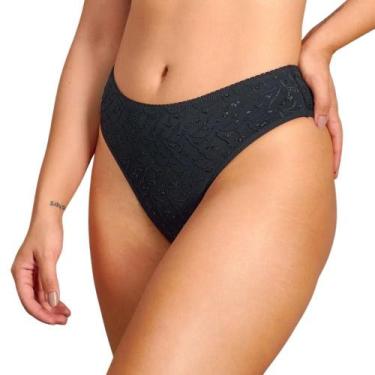 Imagem de Calcinha Básica Duloren 128595 Microfibra, P, Preto