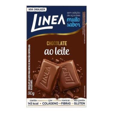 Imagem de Chocolate ao Leite Sem Açúcar Linea 30g