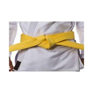 Imagem de Faixa Kimono Judô Adulto Pulmax, Amarelo, A2