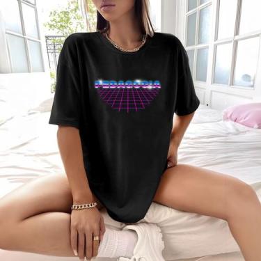 Imagem de Camisa Camiseta Feminina Estampada Pedagogia Retro 100% Algodão Fio 30