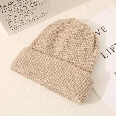 Imagem de  Gorro Casual Feminino Cor De Doces Para O Inverno De Alta Qualidade -