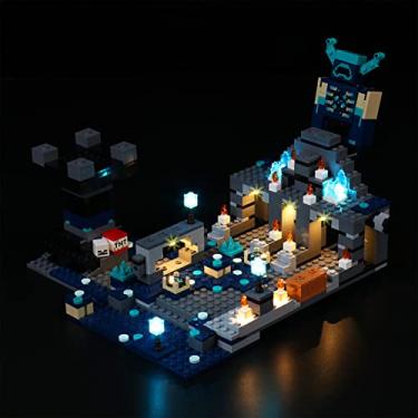 Imagem de VONADO Led Light Kit for Lego Minecraft The Deep Dark Battle 21246(No Model), Building Lighting Kit Compatible with Lego The Deep Dark Battle, Creative DIY Light Kit(Only Light)