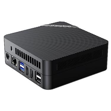 Imagem de MINISFORUM UM773 Mini PC Barebone com AMD Ryzen 7 7735HS e AMD Radeon 680M, mini computador até 4,75 GHz, 2 x HDMI, 1x USB4, 4 x USB 3.0, WiFi 6, BT5. 2