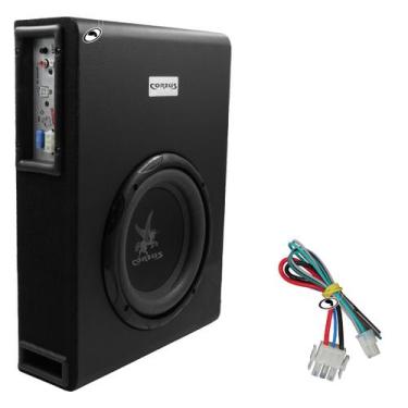 Imagem de Caixa Amplificada Automotiva Corzus CXS 200 Slim 8'' Polegadas 200W RM