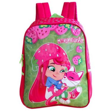 Imagem de Mochila Infantil De Costas Moranguinho Feminina Luxcel, Escolar