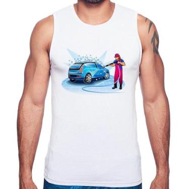 Imagem de Regata Lava Jato Mulher - Foca na Moda, Branco, P