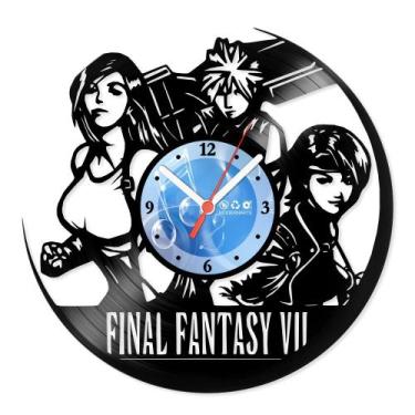 Imagem de Relógio De Parede Disco Vinil Jogos e Games - Final Fantasy 01 - VJG-0