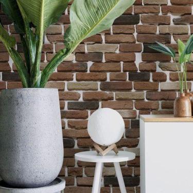 Imagem de Papel De Parede Tijolo A Vista Rústico Para Quarto E Sala 3m - Leliz P