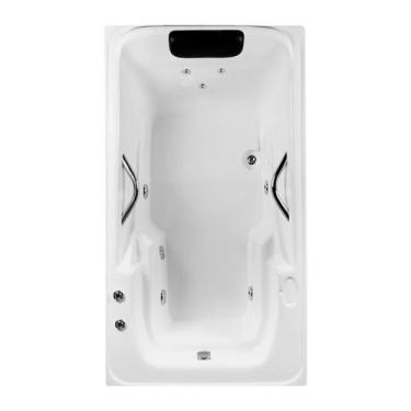 Imagem de Banheira Retangular Teresópolis COMPLETA com hidro - Brasil Banheiras,