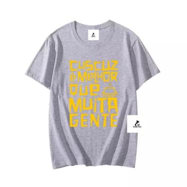 Imagem de Camiseta 100% Algodão Unissex Cuscuz é Melhor que Muita Gente T shirt 
