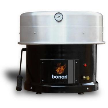 Imagem de Forno De Pizza A Gás Bonari B-350 Alumínio Preto, Bivolt