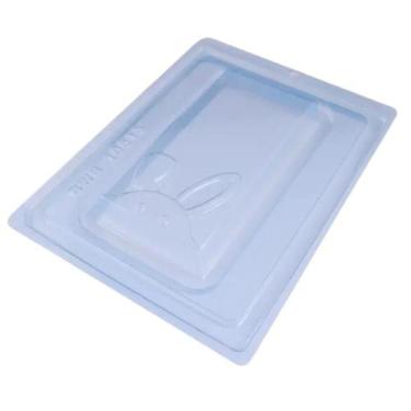 Imagem de Forma Barra Coelho Páscoa Especial Com Três Partes Silicone Acetato Re