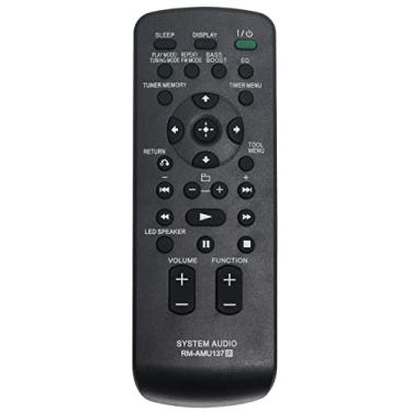 Imagem de Allimity RM-AMU137 RMAMU137 Controle remoto de substituição compatível com Sony Home Audio Docking System Hi-Fi Music System RDH-GTK33iP RDHGTK33iP