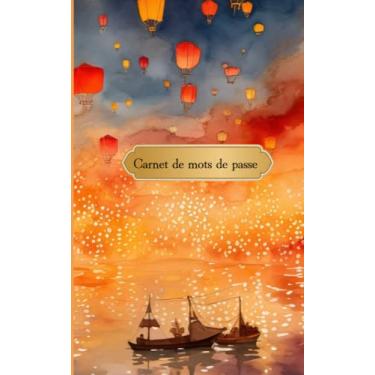 Imagem de Carnet mots de passe: Carnet broché avec intérieur alphabétique format de poche (12,7x20,32cm)