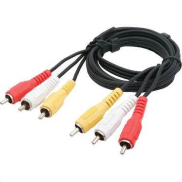 Imagem de Cabo Rca 3X3 1.50Mt Som/Video 010 - Dezcomp