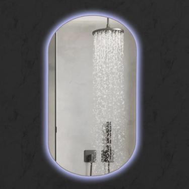 Imagem de Espelho Oval Led Sem Moldura  59x44 cm - J.A, BRANCO FRIO FONTE