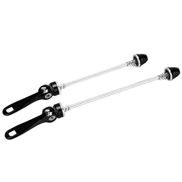 Imagem de Mountain Bike Aluminium Llight Hub da Alavanca de Liberação Rápida Easy Install 100 Mm 135 Mm Peças de Apoio para Ciclistas (Preto)