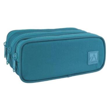 Imagem de Estojo Tilibra Triplo Academie Turqu