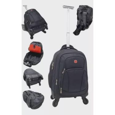 Imagem de Mochila De Rodinha 360° Masculina Executiva Trabalho Viagem