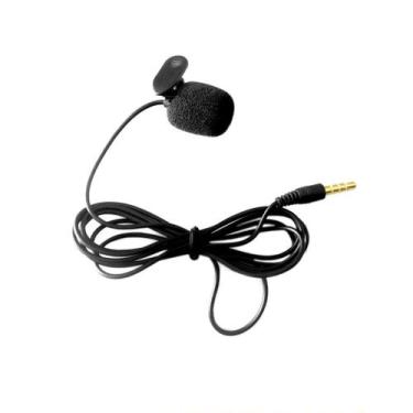 Imagem de Microfone De Lapela Conector P3 Estéreo Clipe 360 Cabo 1,5m - IDEA+PRO
