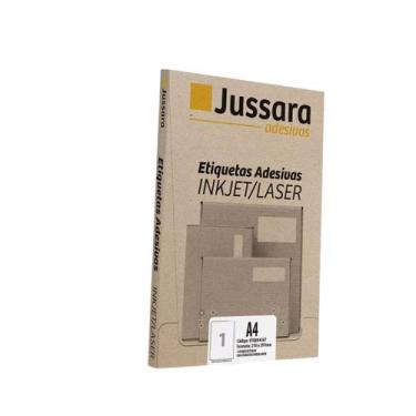 Imagem de Kit 100 fls Etiqueta Adesiva A4 210x297 N 1 Jussara