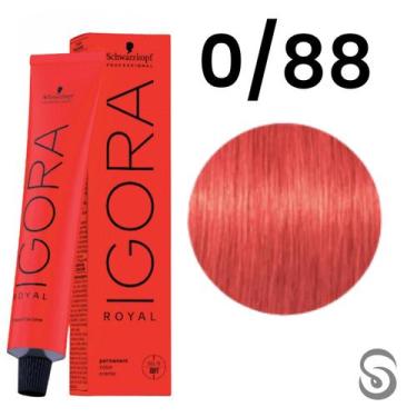 Imagem de Schwarzkopf Igora Royal Coloração 0/88 Tom Mistura Vermelho 60ml, UNIC