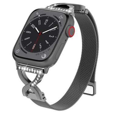 Imagem de Pulseira de relógio BRG Thin Mesh Loop em aço inoxidável 40 mm 41 mm