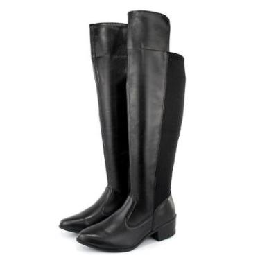Imagem de Bota Montaria Feminina Cano Longo Acima Do Joelho Conforto 11563 Cor:;Tamanho:39;Gênero:Feminino-Feminino