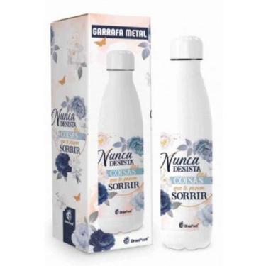 Imagem de Garrafa Termica Metal Neo 500ml - Coisas Que Te Fazem Sorrir - Brasfoo