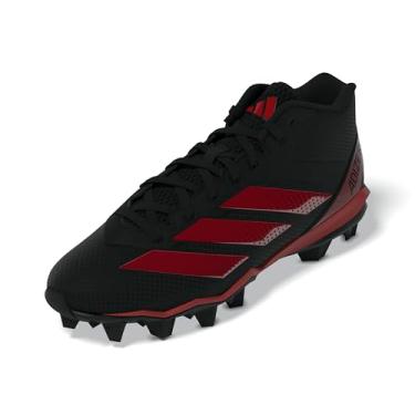 Imagem de adidas Tênis masculino Adizero Impact.2 Molded American Football, Preto/Team Power Red/Black, 41