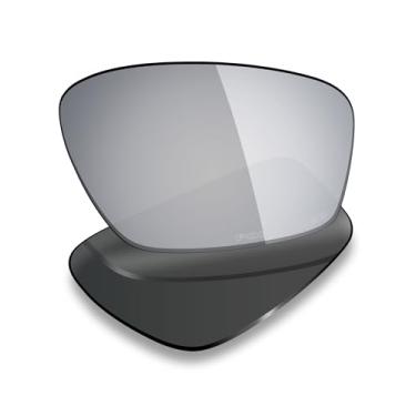 Imagem de Mryok Lentes de substituição compatíveis com Oakley Crosslink Zero OX8076 56 mm - Opções, Titânio prateado espelhado, One Size