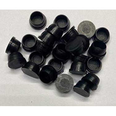 Imagem de Plugue de força de proteção da dexierp para orifício de 5/16"-8 mm e porca de rosca UNC 3/8-M10 (pacote com 25) capa e vedação de plástico LDPE