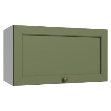 Imagem de Armário Aéreo 60 Cm 1 Porta Basculante Branco/verde Vik Madesa Branco/verde