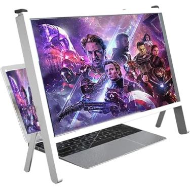 Imagem de Lupa De Tela De Laptop,lupa De Tela Para Computador,lupa De Tela De Celular 3d Hd,projetor De Telefone Ajustável,padrão Dobrável Para Computador/celular/tablet, White