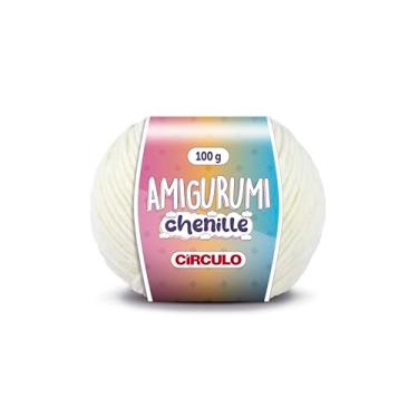 Imagem de Linha Amigurumi Chenille - Circulo - 100g - 110 metros - 909 TEX (1706-Flocos)