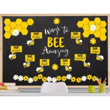 Imagem de Recortes de quadro de avisos Jarthena AMCS Bee Summer 95 unidades - Ja