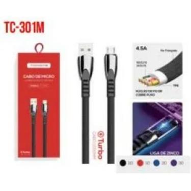 Imagem de Cabo de Dados USB para V8 Turbo 1.2M 4.5A - Tomate TC-301M
