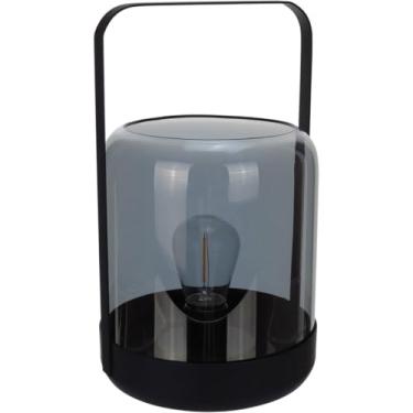 Imagem de CASTIÇAL PORTA VELA DECORATIVO HOME&CO METAL 19x12x12cm FUME