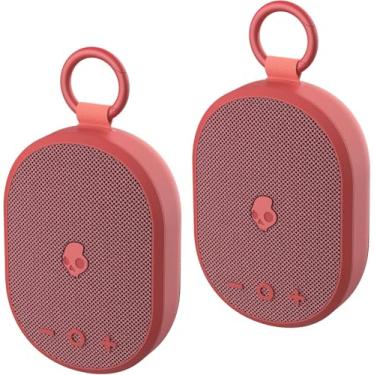 Imagem de Skullcandy Conjunto de alto-falantes Bluetooth sem fio Kilo – (2) mini alto-falantes Bluetooth IPX7 à prova d'água com bateria 24 horas, radiadores passivos de disparo descendente e verdadeiro