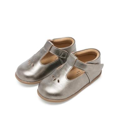 Imagem de Jack & Lily Sapatos Mary Jane para bebês, bebês e crianças – Sapatos sociais de sola macia para escola, festa e casamento, Asha, 4 Toddler