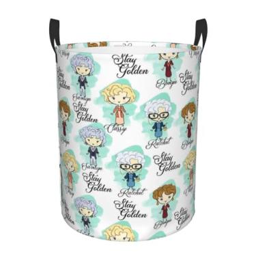 Imagem de Cesto de lavanderia dourado para meninas, mercadoria, dobrável, impermeável, cesto de roupas, balde de roupas, organizador de brinquedos para banheiro, quarto, grande, 62,8 litros