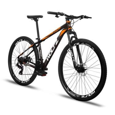 Imagem de Bicicleta Aro 29 Woltz Ride 21 Marchas Freios A Disco, Preto, Laranja,