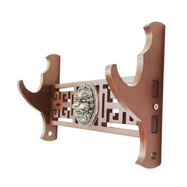 Imagem de BLWOTMOR Suporte para Flauta Chinesa, Suporte Decorativo para Samurai, Suporte de Mesa para Exibição de Todas As Espadas para Entusiastas de Espadas, 1 camada