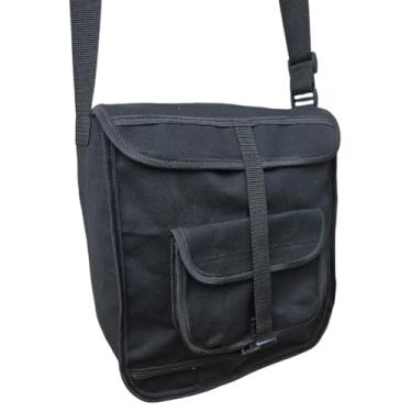 Imagem de Bolsa Embornal Em Lona Preto Impermeável (M 33x28x16)