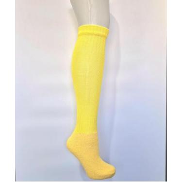 Imagem de 12 Pares Meiao de Futebol Infantil Masculino Jogador Profissional Meia