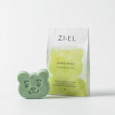 Imagem de Shampoo em barra Infantil - Ziel 65g - Natural com Óleo de Uva e Maçã