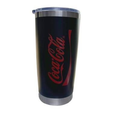 Imagem de Haüskraft- Copo térmico com tampa Coca- Cola preto 500ml