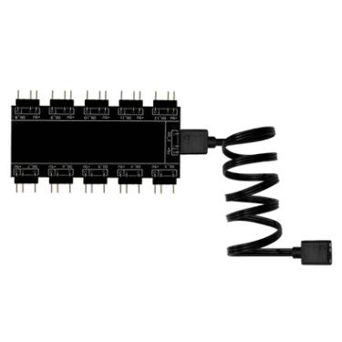 Imagem de Hub Multi RGB, 5v, 3 Pinos, Divisor RGB, Até 10 Fans