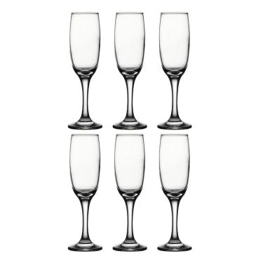 Imagem de Conjunto 6 Taças Champanhe Vidro Lira 210Ml Class Home