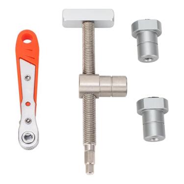 Imagem de Cramp de cão de bancada Aço inoxidável Grampo de mesa de madeira com 2 cães de banco para carpinteiros marceneiros profissionais de 19 mm de diâmetro de 160 mm de comprimento